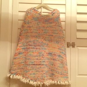 rainbow poncho
